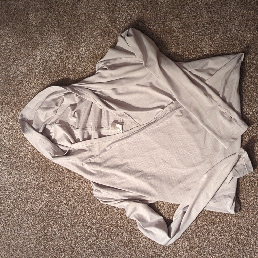 Zyia Cream Yoga Shawl Sz S